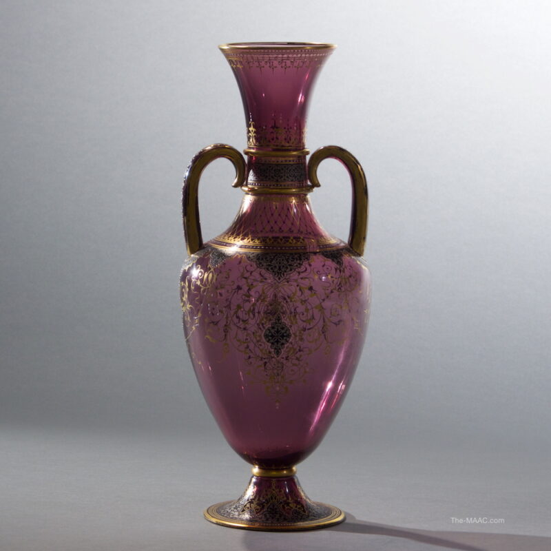 Loebmeyer Amethyst Crystal Vase