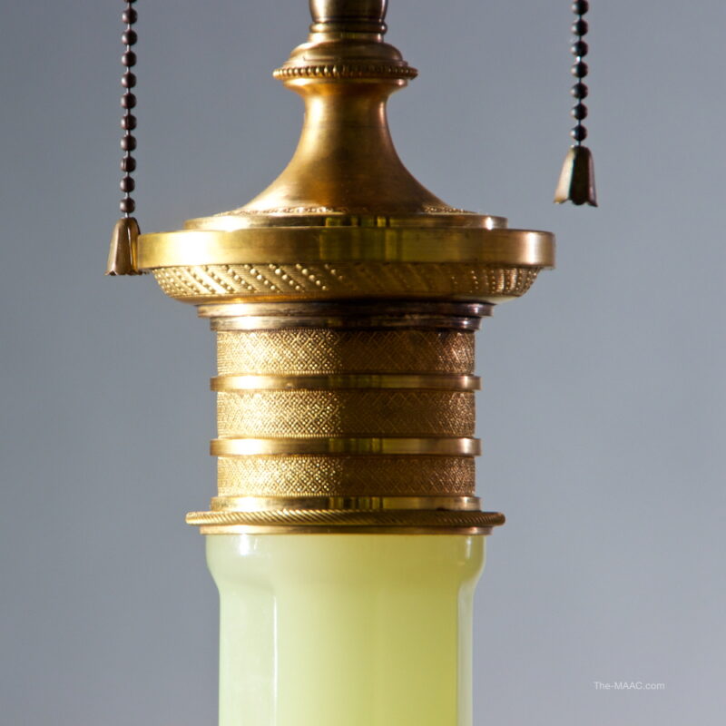 Antique Gilt Bronze and Opaline Table Lamps - Image 2
