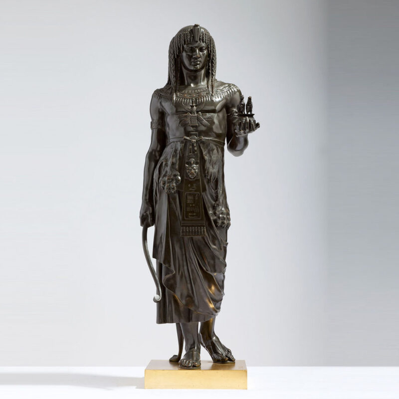 "King Menthuophis" Bronze Sculpture