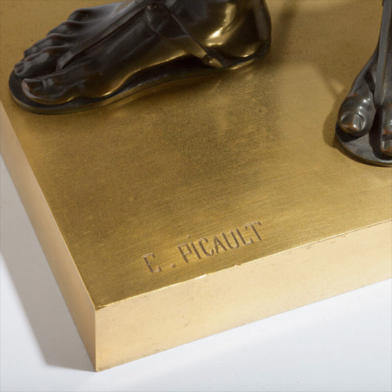 "King Menthuophis" Bronze Sculpture - Image 2