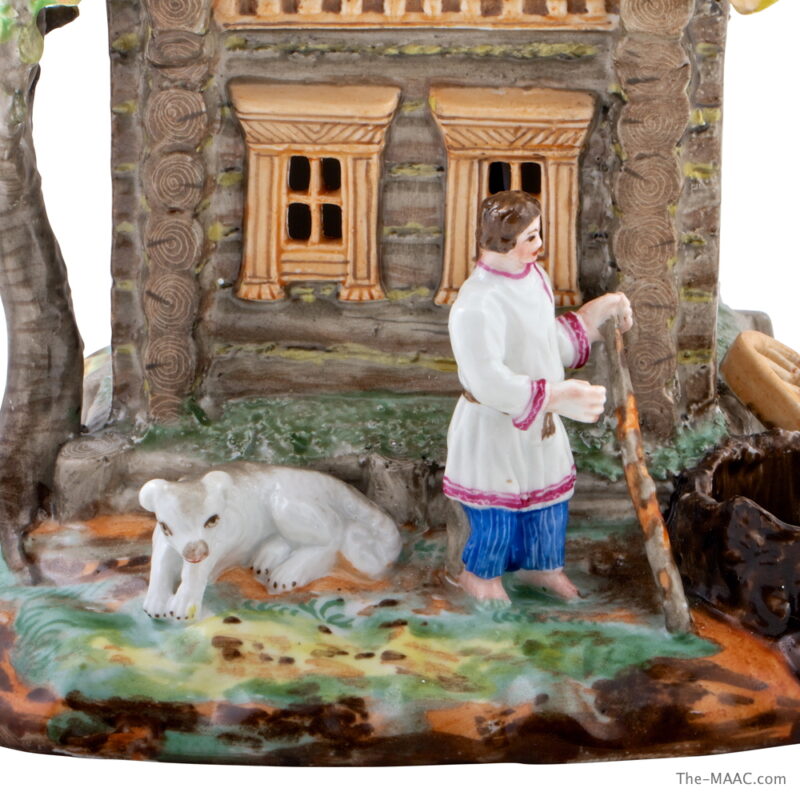 Russian Porcelain Figure of Peasant Home - Image 3