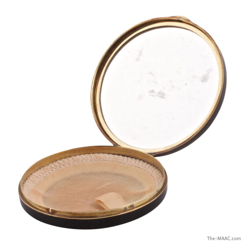 Art Deco Gold Compact Box - Image 2