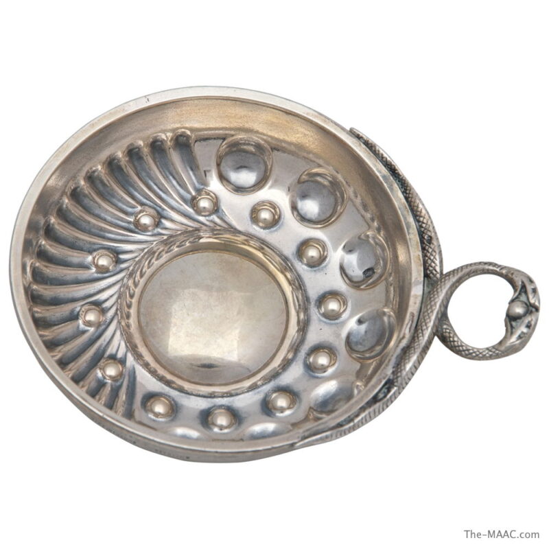 Silver Wine Taster or Tasse de Vin - Image 2