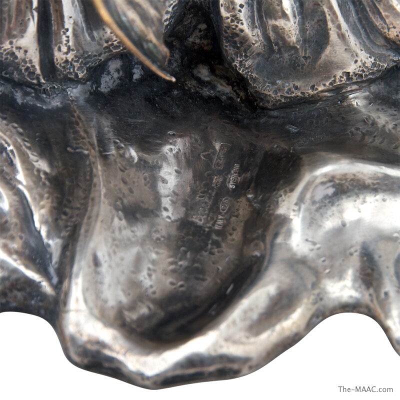 Stunning, Detailed, and Highly Unique Sterling Silver Centerpiece made by Buccellati - Image 2