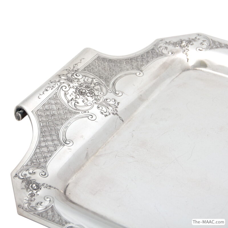 American Sterling Silver Bar or Sandwich Tray - Image 2