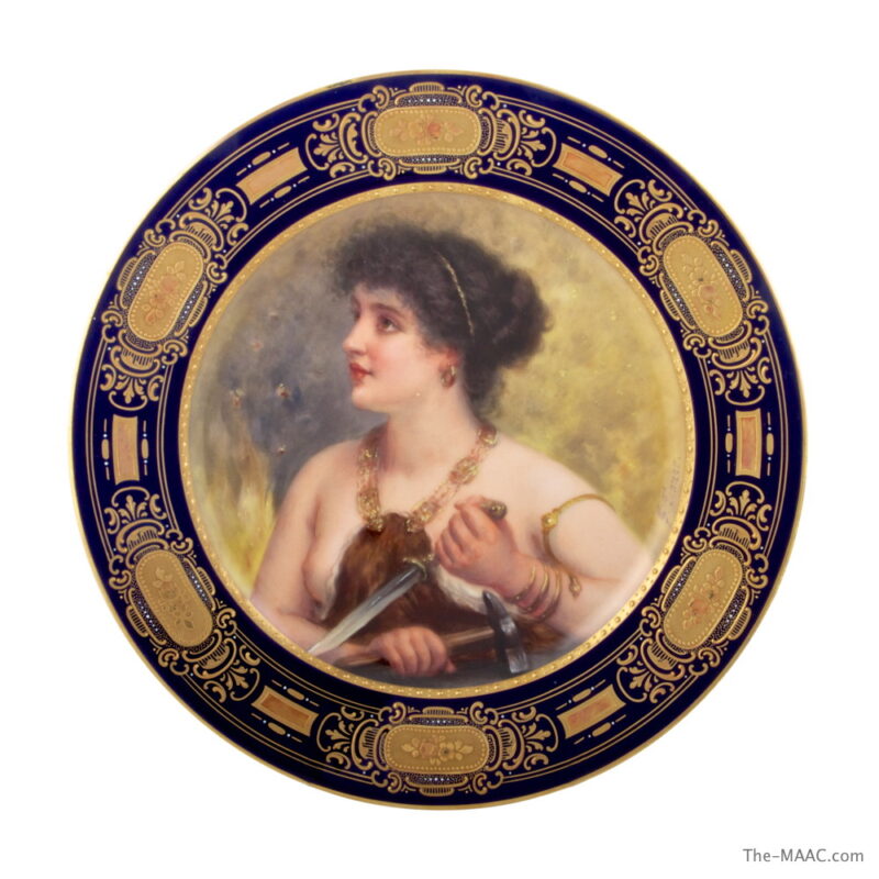 19th Century Royal Vienna Hand Painted Plate