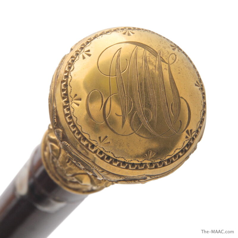 Fine Gold Walking Stick Knop - Image 3
