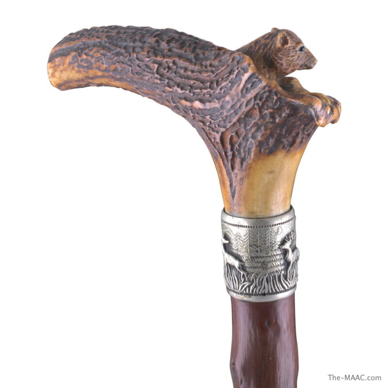 Black Forest and Silver Walking Stick - Image 2