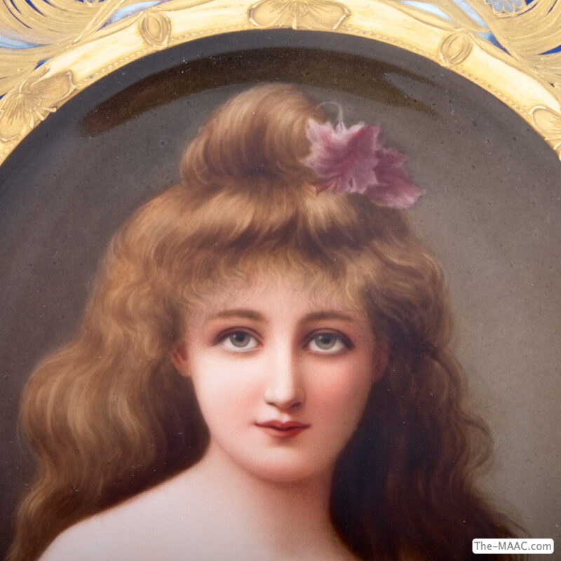 Royal Vienna Hand Painted Plate Signed Wagner - Image 2