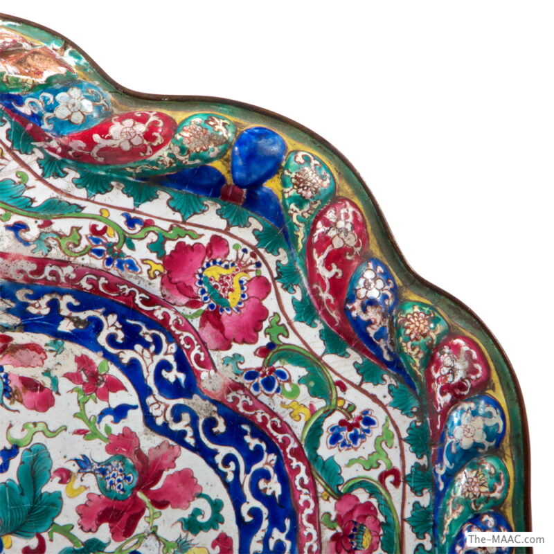 Chinese Export Enamel Tray - Image 2