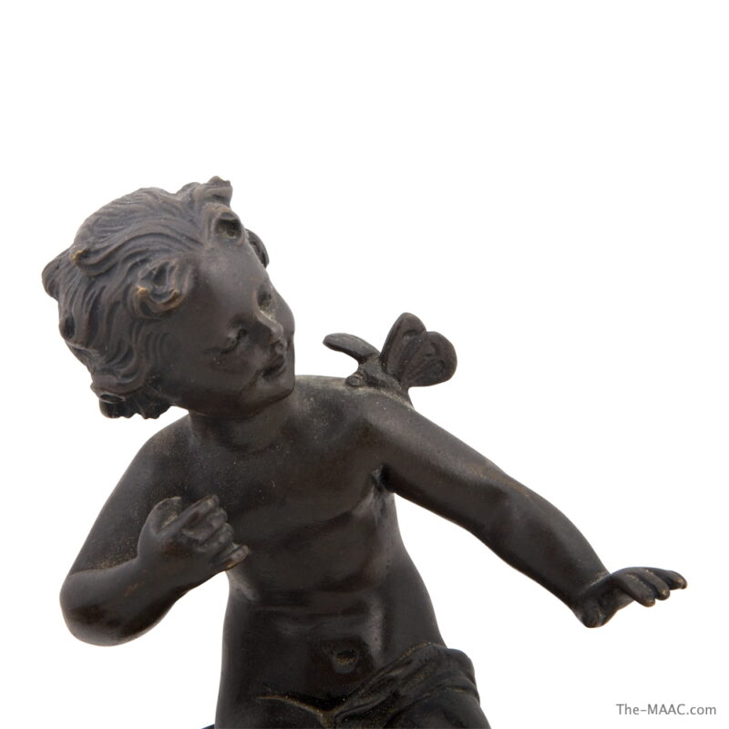 French Champleve Enamel Clock Set - Image 2