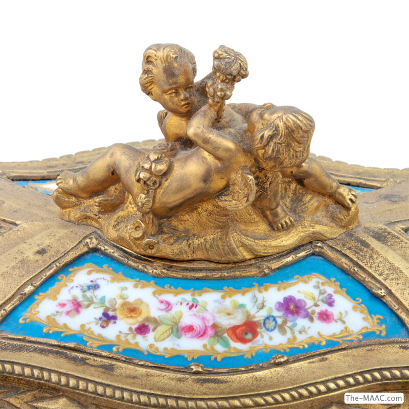 Bronze and Porcelain Sevres Box - Image 2
