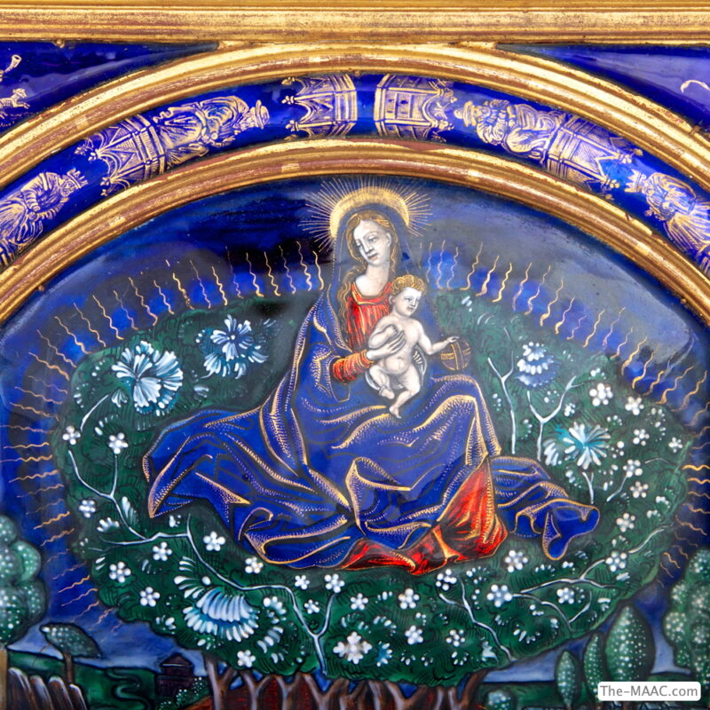 French Enamel Triptych - Image 2