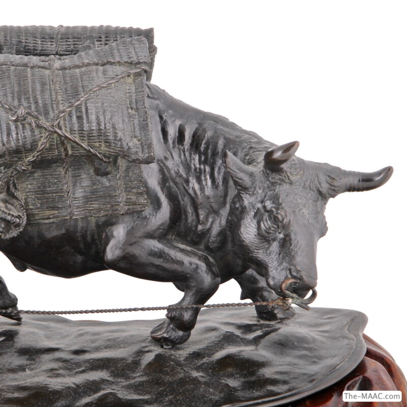 Japanese Bronze Figural Group - Image 2