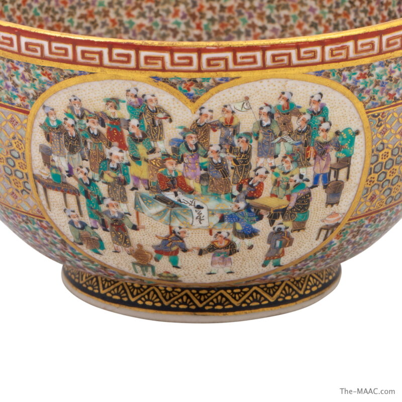 Very Rare 19th Century Satsuma Bowl Signed - Image 2