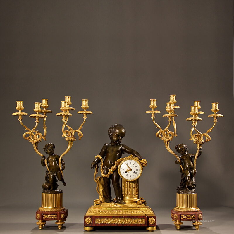 19th Century Ormolu Garniture Set