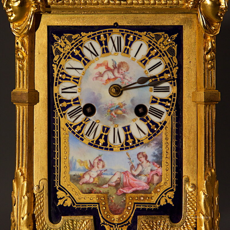 Louis XVI Style Clock Set - Image 2