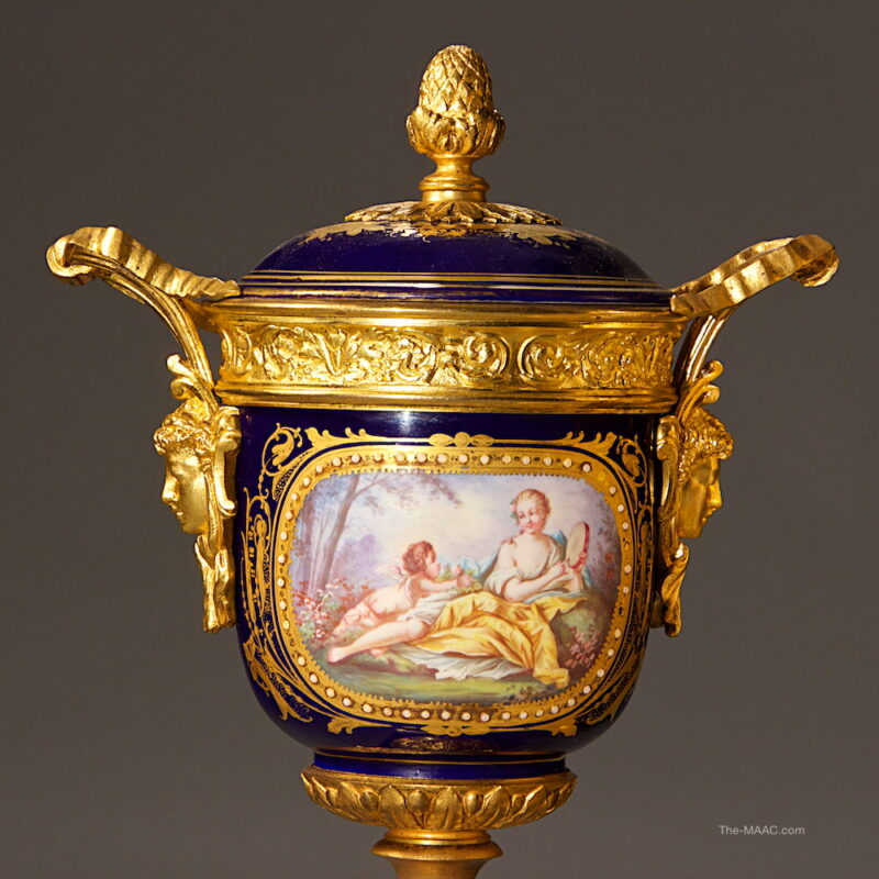 Louis XVI Style Clock Set - Image 3
