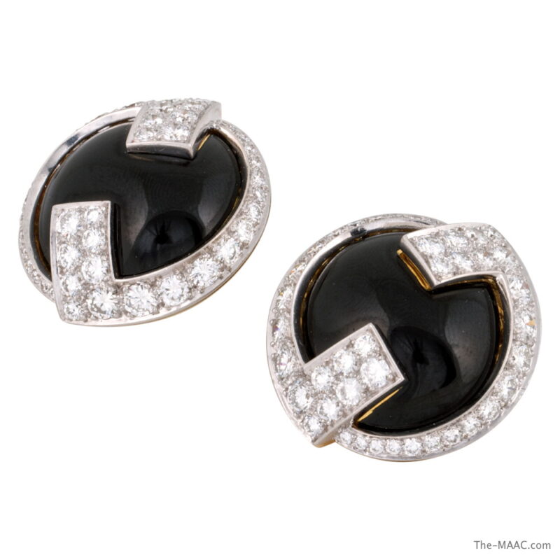 Art Deco Style Ear Clips