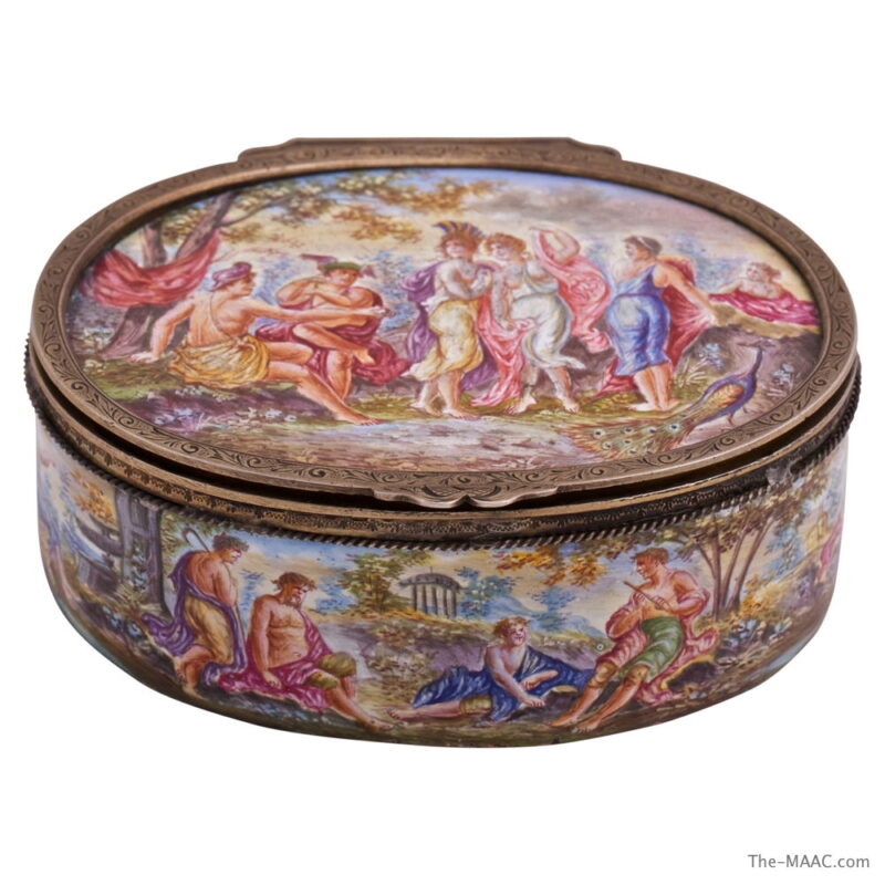 Austrian Silver and Enamel Box