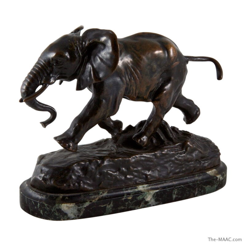 Barye Bronze Elephant