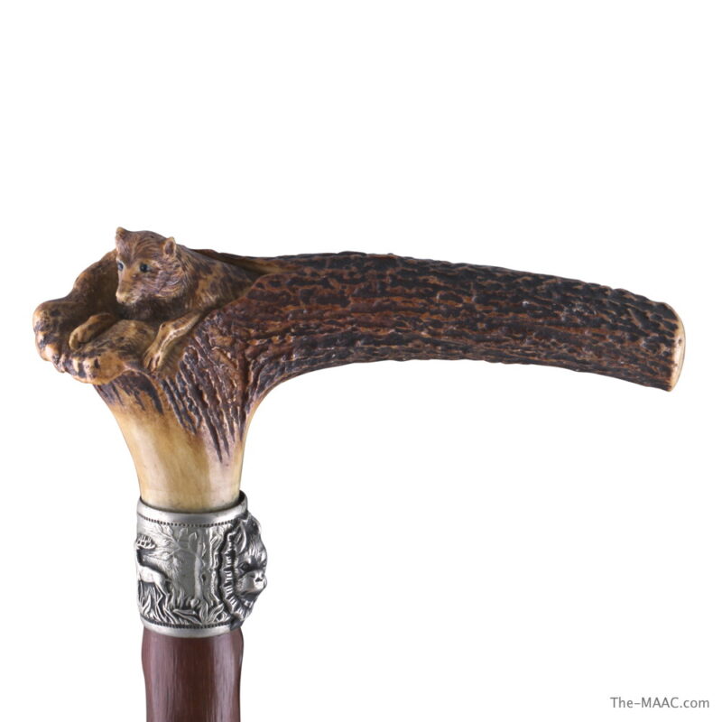 Black Forest and Silver Walking Stick