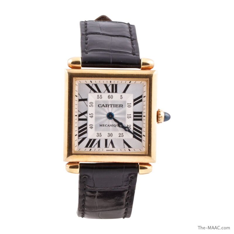 Cartier 18k Gold Privee Collection Tank Obus Watch