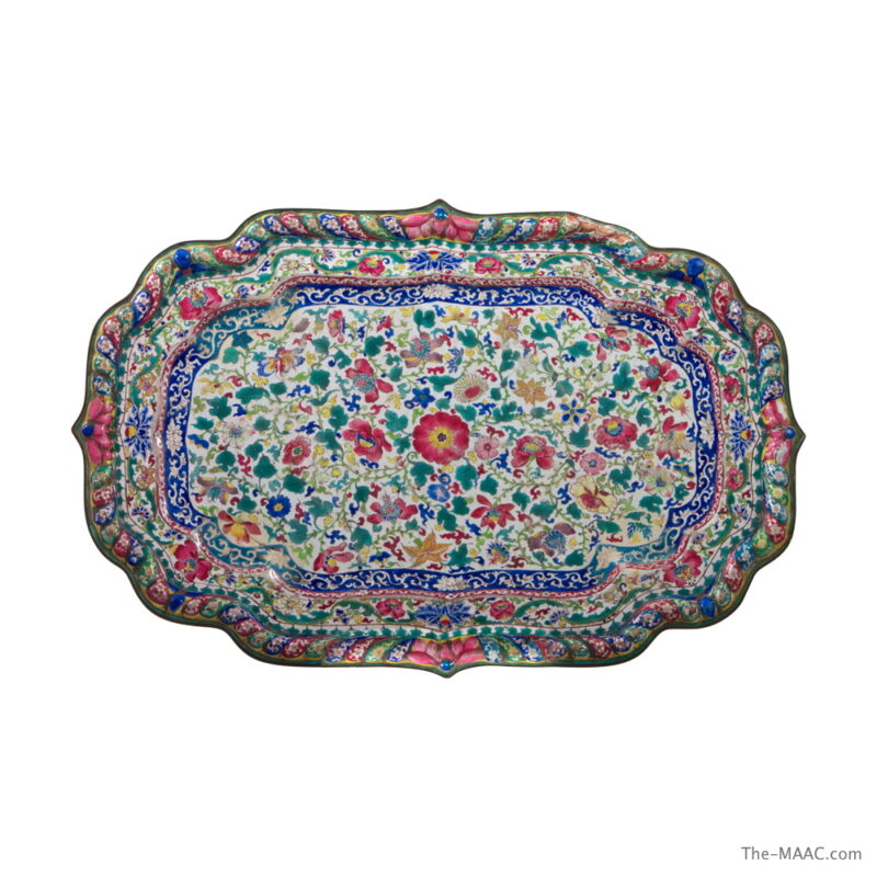 Chinese Export Enamel Tray
