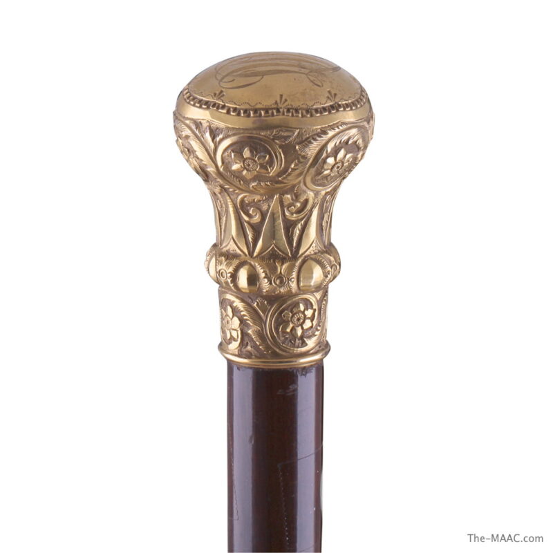 Fine Gold Walking Stick Knop