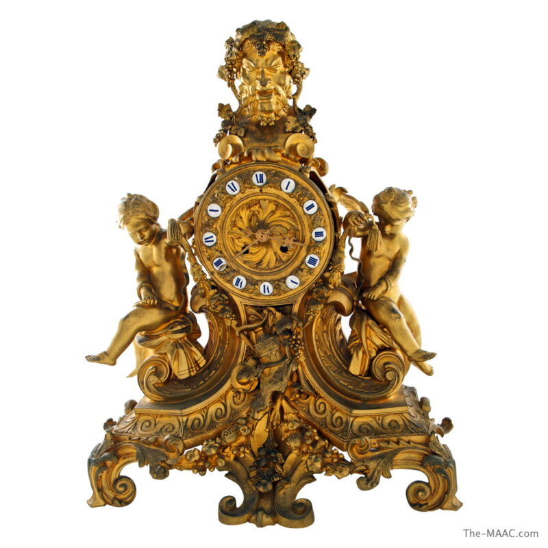 Gilt Bronze Clock