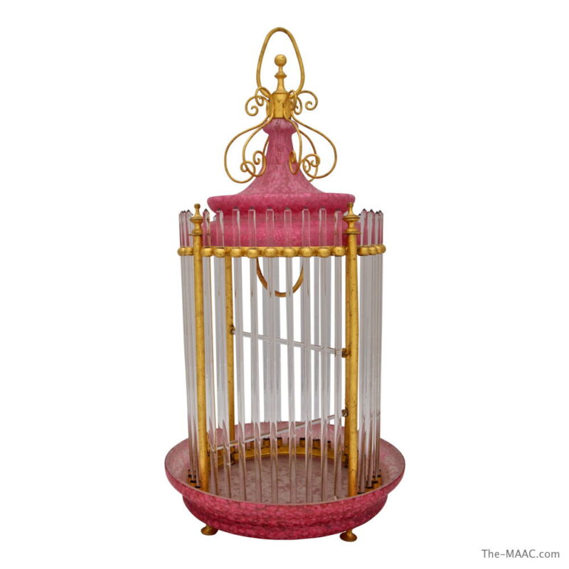 Glass and Bronze Bird Cage