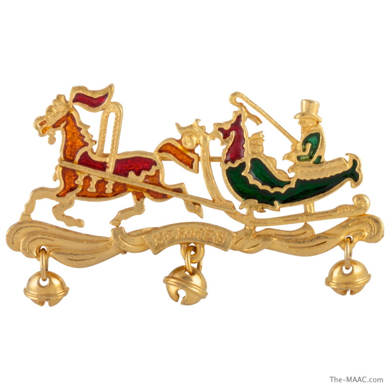 Holiday Themed Hermes Brooch