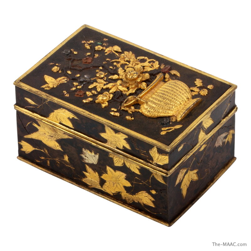 Japanese Steel, Silver and Gold Box
