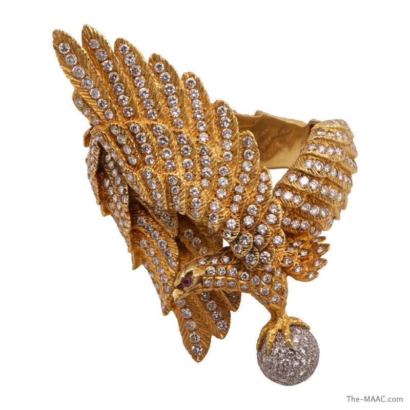 Lalaounis Diamond and Gold Bracelet
