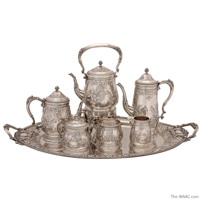 Large Sterling Silver Tea and Coffee Service