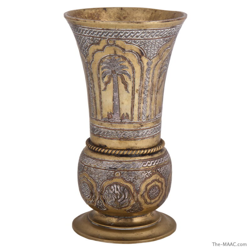 Mixed Metal Vase