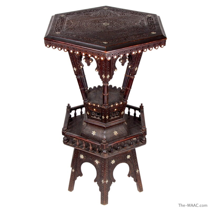 Syrian Inlaid Mother of Pearl Table