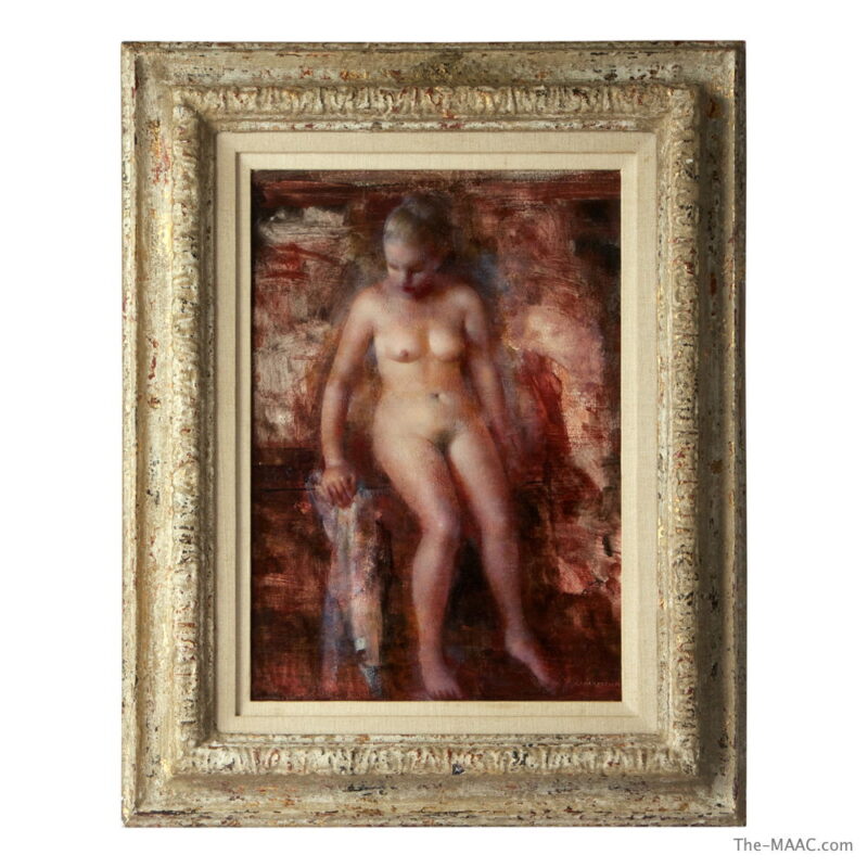Oil Painting of a Female Nude
