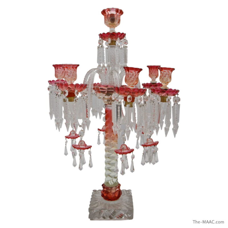 Pair Baccarat Candelabra