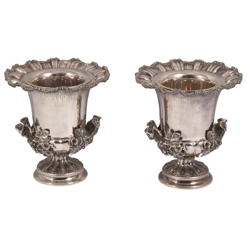 Pair of Silver Plated Champagne Buckets by Elkington