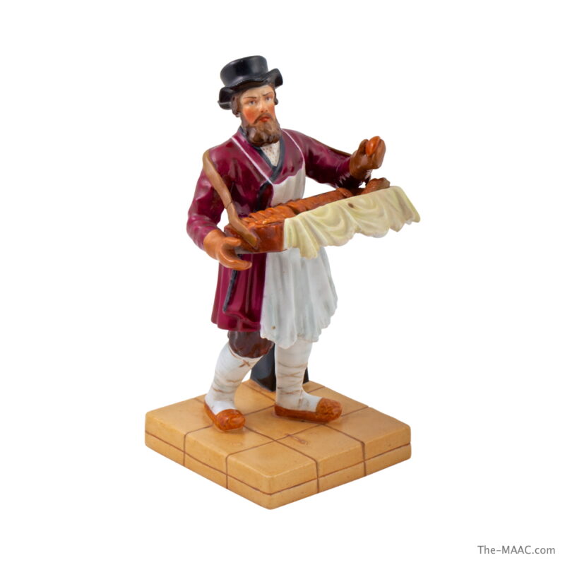 Porcelain Figure of Bread Vendor