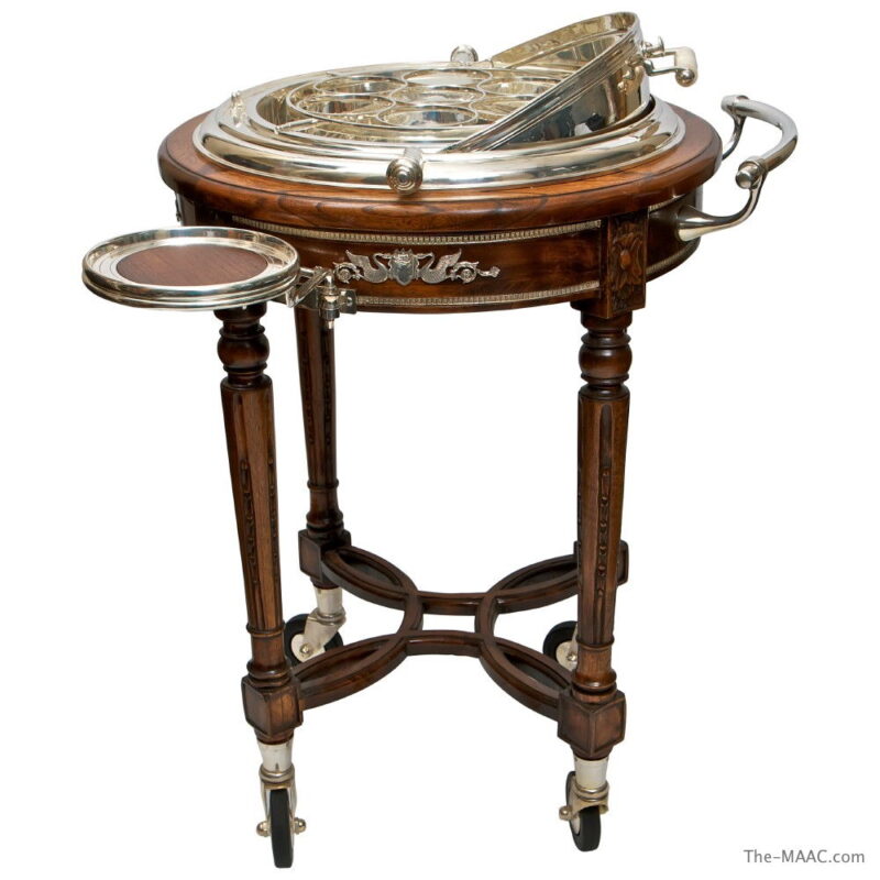 Revolving Domed Top Drinks Trolley