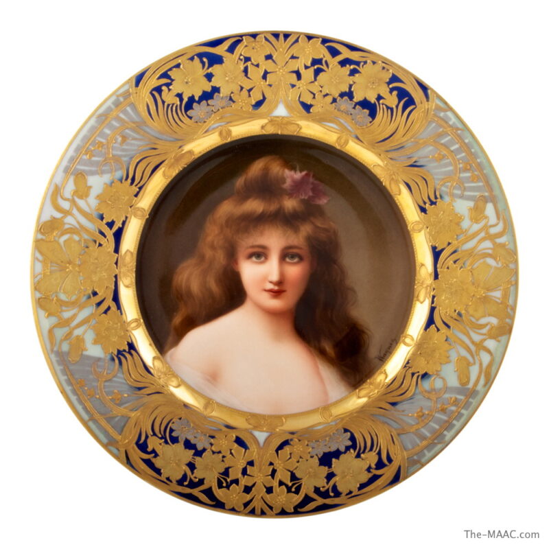 Royal Vienna Hand Painted Plate Signed Wagner
