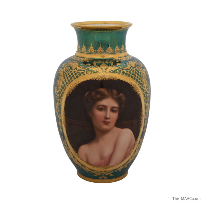 Royal Vienna Portrait Vase