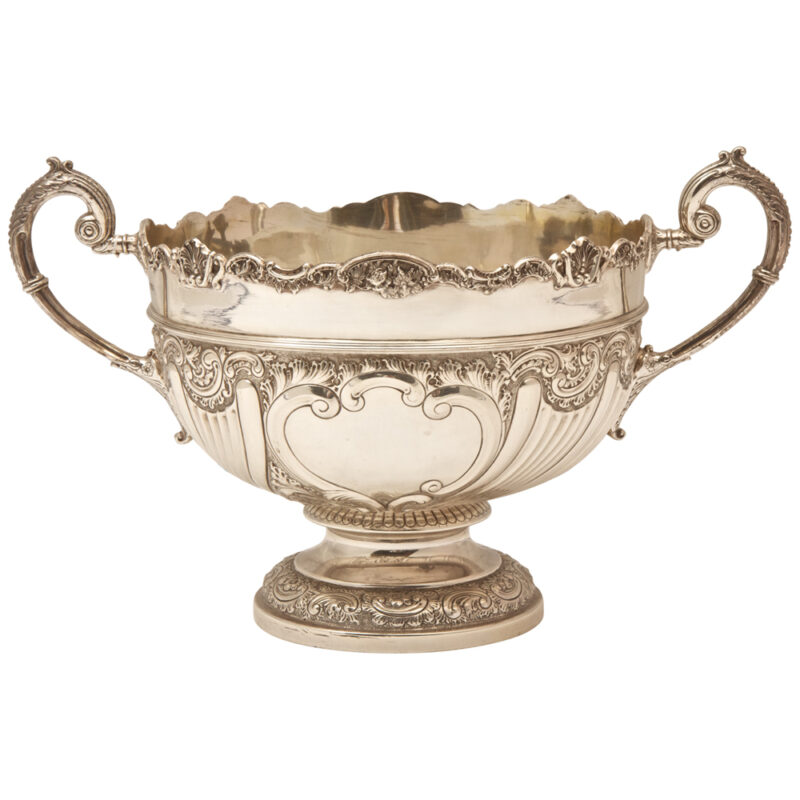 Silver Centerpiece Bowl with Handles