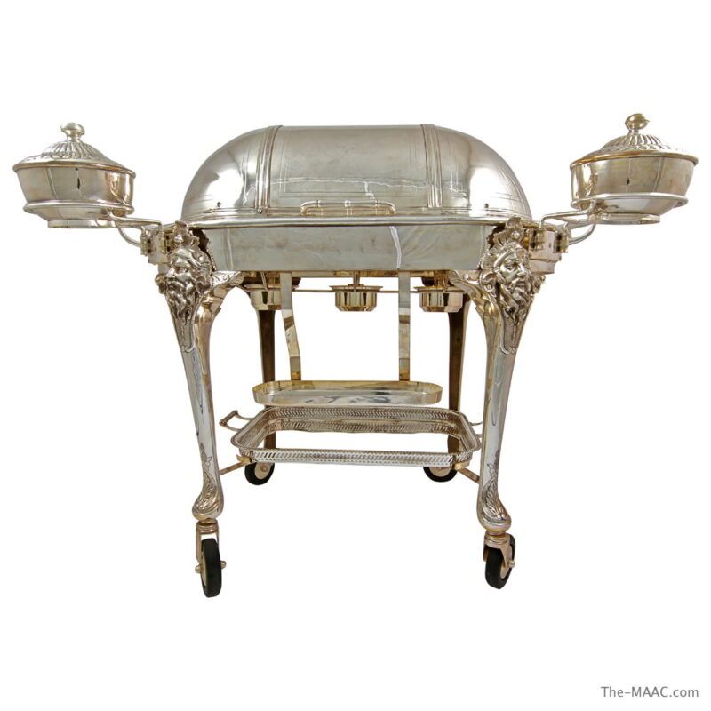 Silver Plated Carver/Serving Trolley