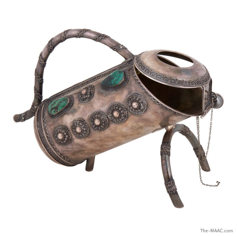 Silver Wine Bottle Holder