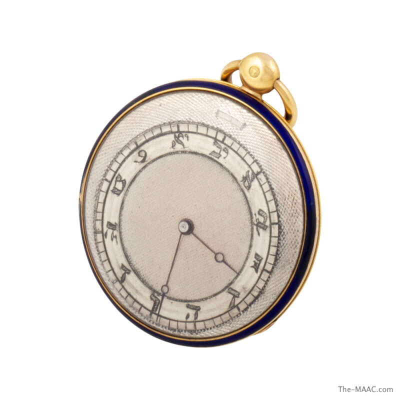 Swiss Briquet Watch with Hebrew Dial Numbers