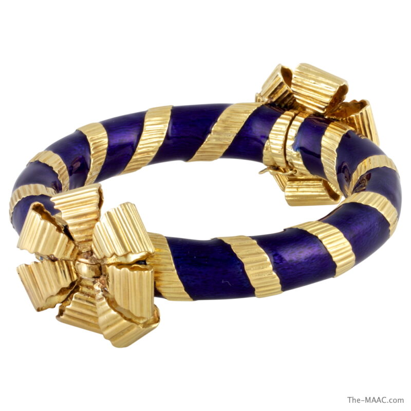 Tiffany and Co. Enamel and Gold Bracelet