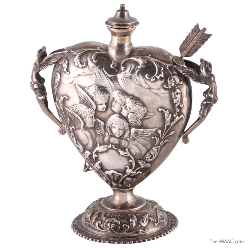 Silver "Touch-Tip" Cigar and Pipe Lighter